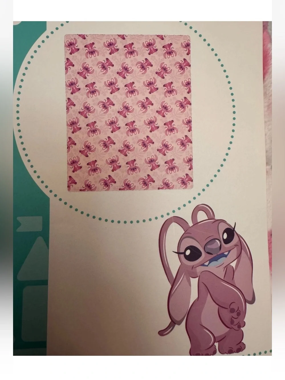 Disney Baby Angel of Stitch & Angel Plush Throw